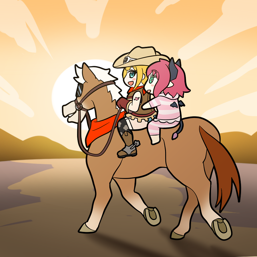 O Xrhsths 公式 ちょいと召喚 モンスターバスケット Sto Twitter ニコの故郷ウエスタウンに遊びに行くべるよ 女ガンマン ニコ もう少しでウエスタウンだぜ にっしっしっ 西の日 イラスト 立春 T Co Smhhbpmy38 Twitter