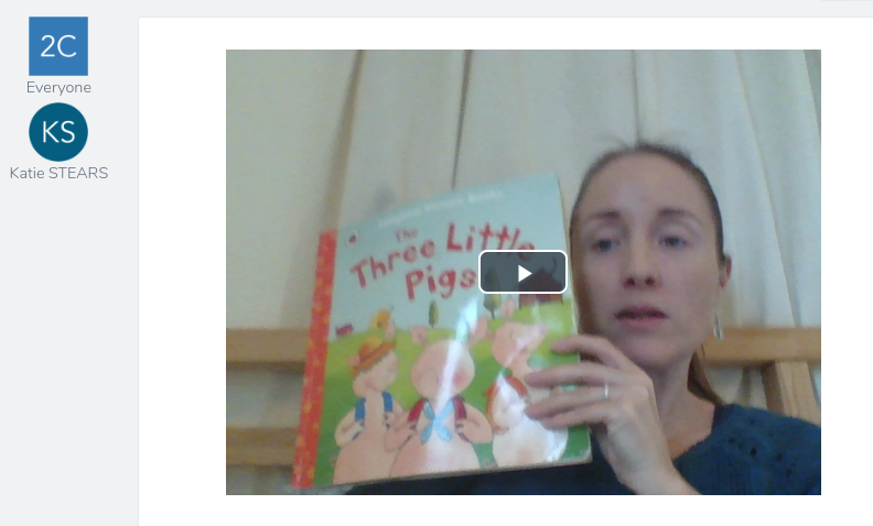 Story time with Mrs Stears