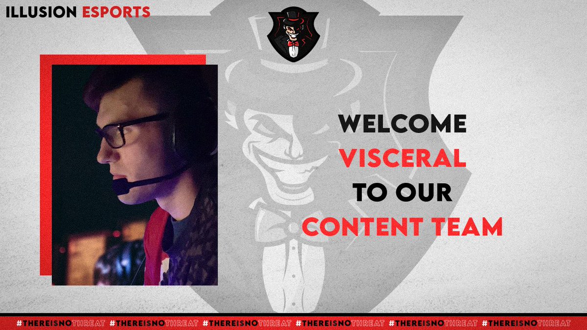 Illusion_HQ's tweet photo. Welcome our newest content creator @Visceral_TTV!

We will be work hand in hand to bring the best content possible!

#ThereIsNoThreat❌ https://t.co/EmFnif5cxn