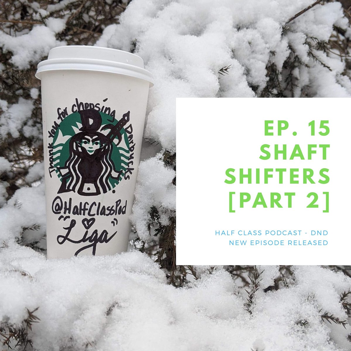 Halfclasspod's tweet photo. Episode 15 is here!!!

[Spotify]

Part 1:
https://t.co/SZqgyP7PR7

Part 2:
https://t.co/7IrzYKUgNM

#dnd #podcast #2part #funny #shaftjokes https://t.co/hY6VtKIwKI