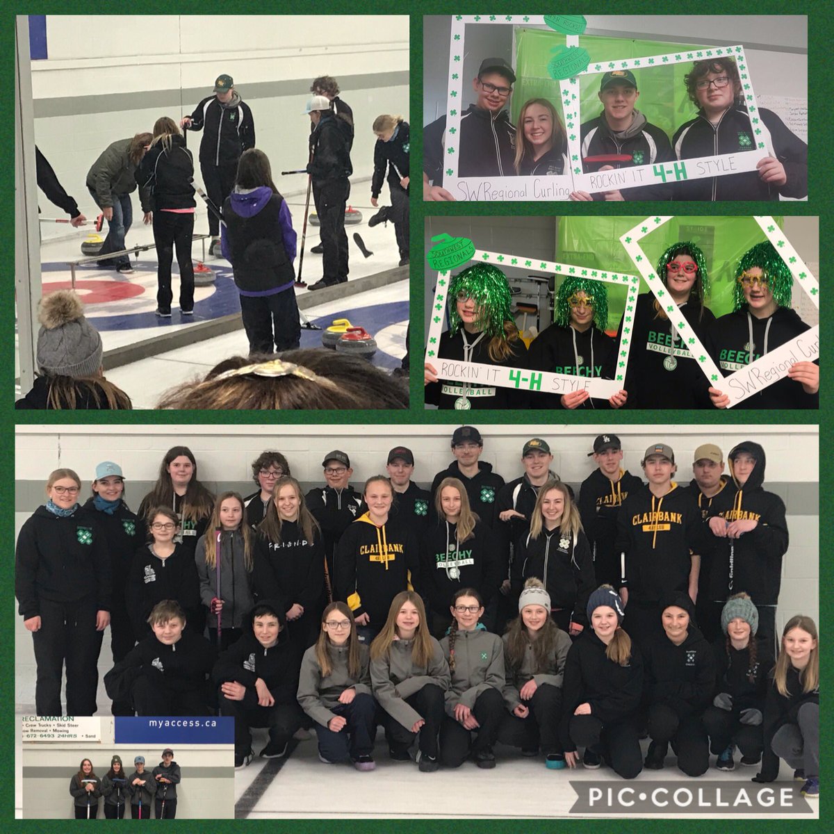 MLeppa's tweet photo. A great BIG Thank you to our sponsors, volunteers and curlers for making Southwest Regional 4-H Curling a success!💚@RedheadEquip @PioneerCoopAG @4HCanada @4HSask https://t.co/py0awPLnpB