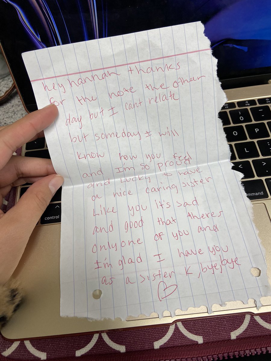 hannahncortezz's tweet photo. My sister and I have been writing notes to each other and sticking them in random places for a nice surprise. I just wanted to share this one because I about cried #countyourblessings #sheisone https://t.co/RW8plmomp7
