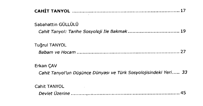 Cahit Tanyol’u daha yakından tanımak içinErkan Çav’ın çalışmalarına bakabilirsiniz.