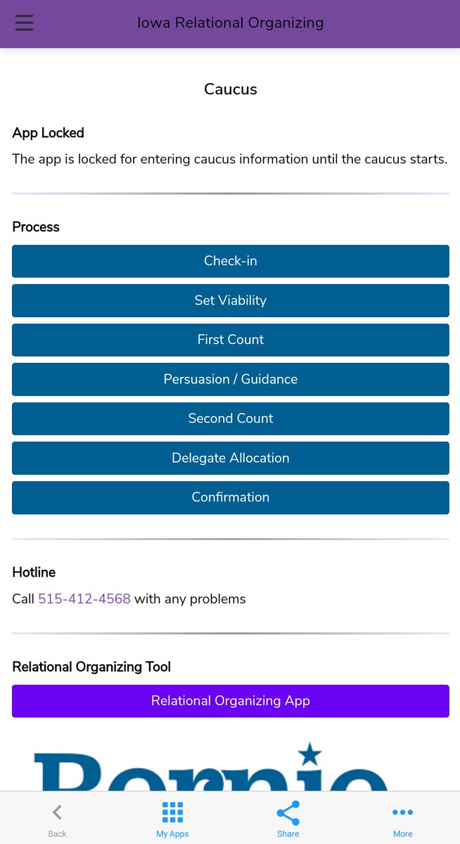 zachhammer's tweet image. This is the data Bernie's precinct captains have been collecting through their own app. They should be able to use this data to pinpoint any "irregularities" in the data reported by the party. The campaign has been very proactive about a possible situation like this  #IACaucus