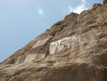 Going into the past again with the Behistun Inscription for my Iranian cultural heritage site thread. Darius the Great had it engraved into a cliff face sometime between 522 BC & 486 BC, which is the year he died. It is located in Kermanshah Province in western Iran.