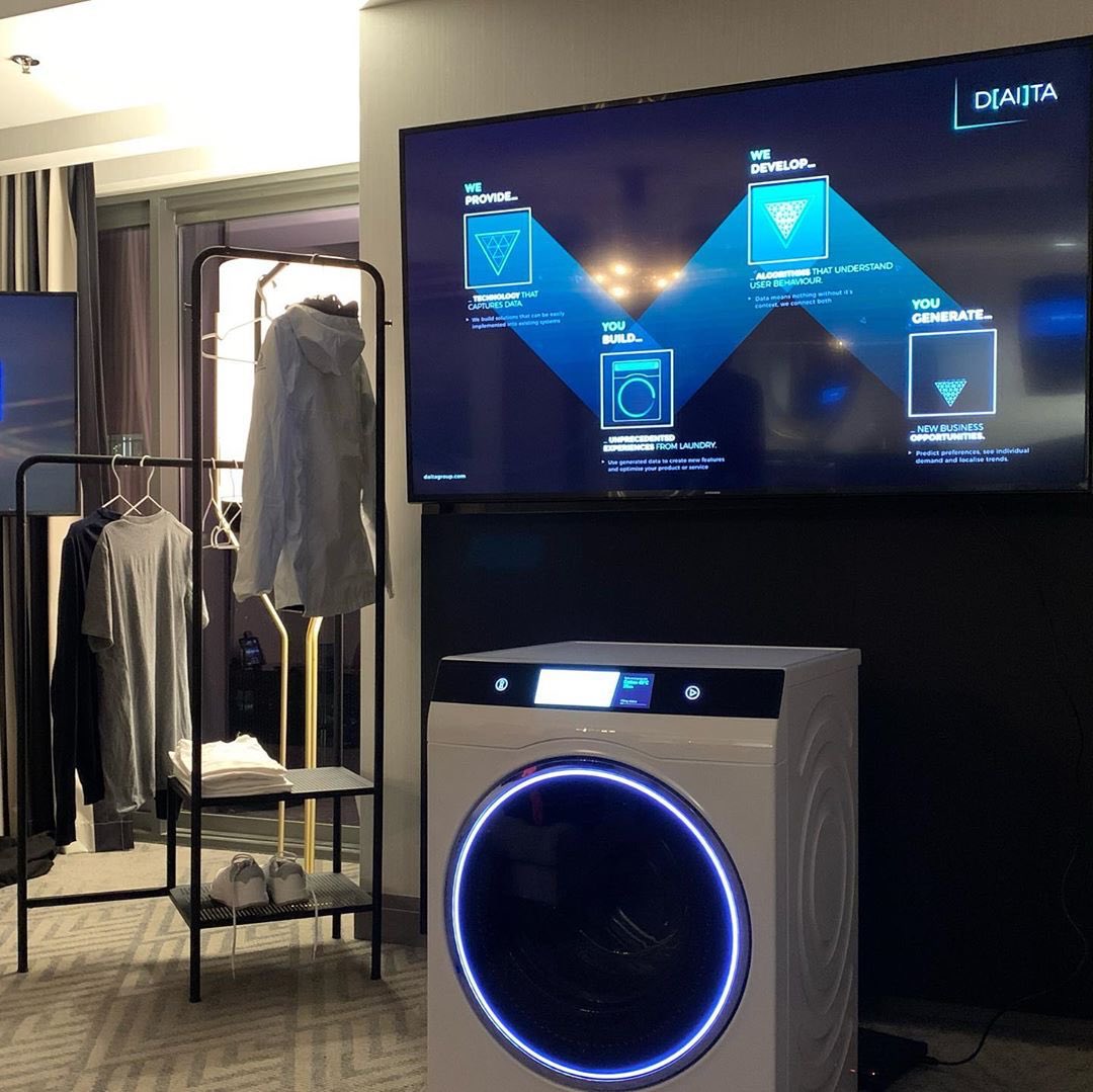 We teamed up with D[AI]TA to finally carry laundry into the 21st century 👕🙌  Intelligence is within the cloud, not the hardware. 

Learn more: daitagroup.com

#iconmobilegroup #ces2020