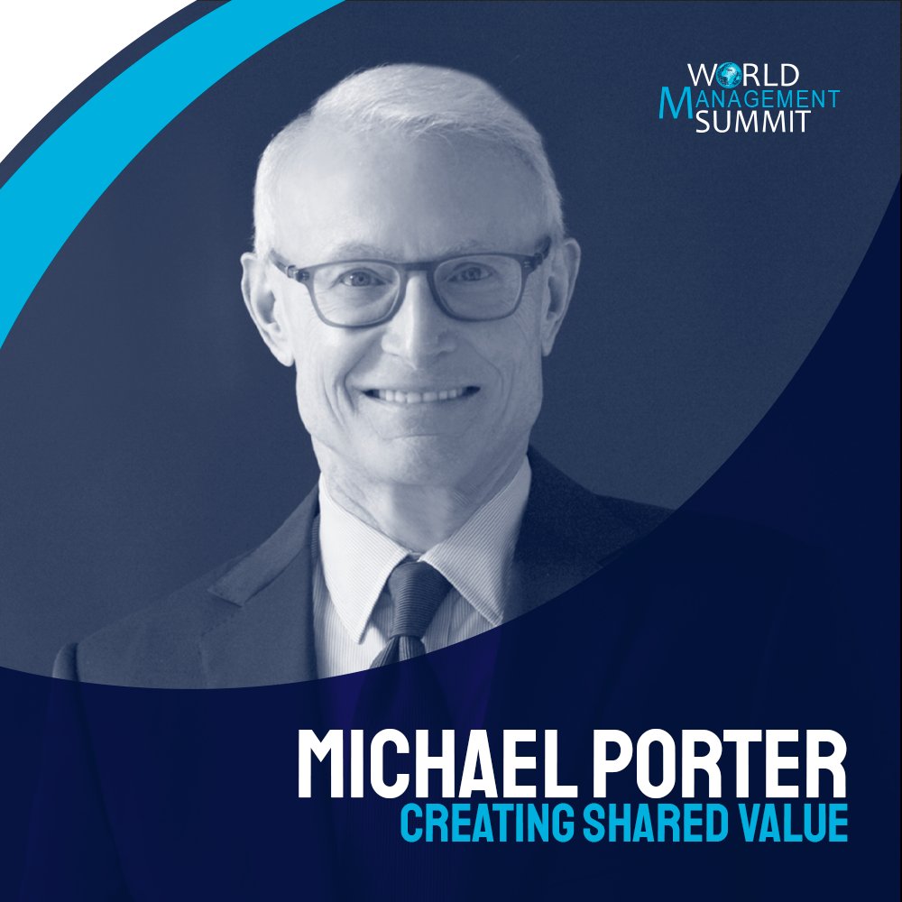 Come creare valore condiviso? Il tema del World Management Summit sarà proprio il creating shared value, spiegato dal suo padre fondatore: il Prof. Michael Porter! Effettua la tua pre registrazione! #IMF #CSR #WMS2020 #management