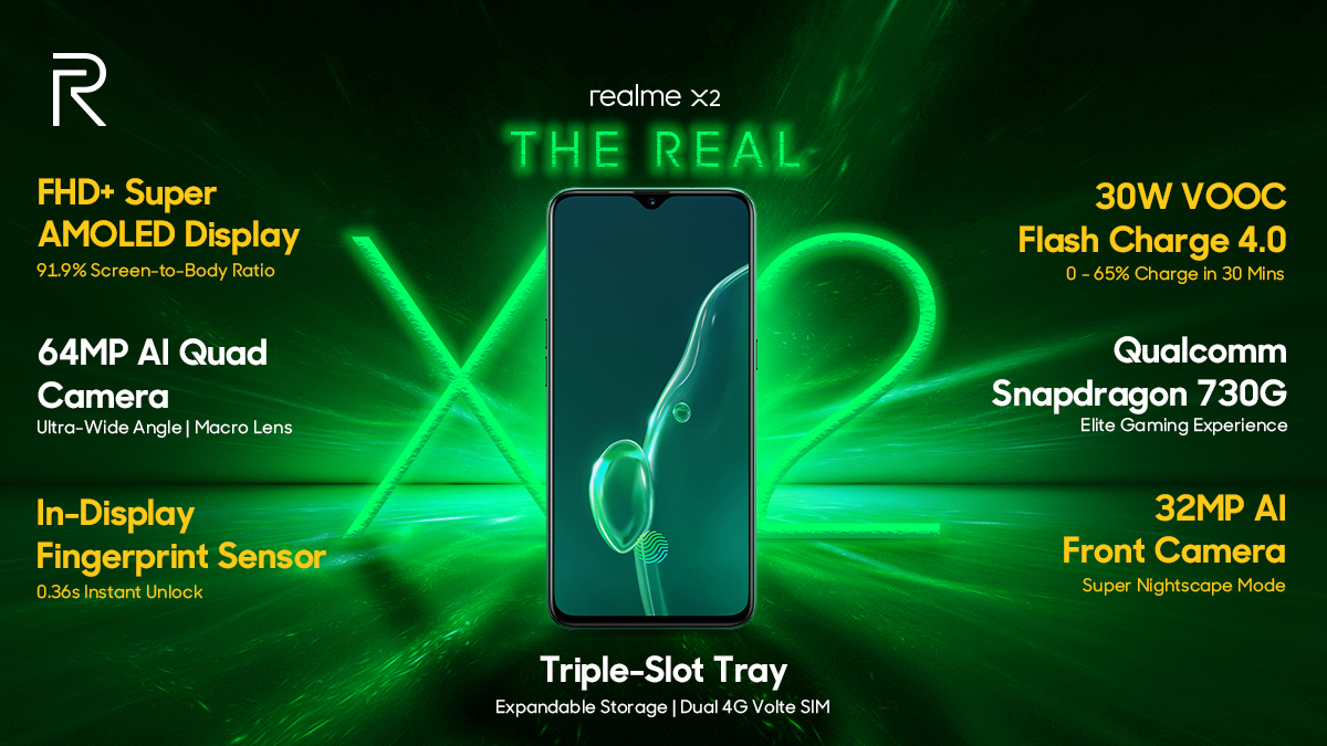 realmeIndia's tweet photo. The real deal packed with the best features that make for an extraordinary experience on the best mid-range flagship in town. Itโs time you make the โrealโ choice with #realmeX2!
Know more about the #64MPPerformanceXpert: https://t.co/xRT6sJU8dq https://t.co/UwrsLHidwm