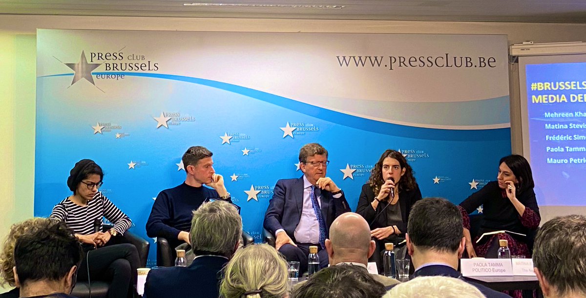 How to keep the narrative about #climatechange going when you don’t see immediate change? DG of @EU_Commission Mauro Petriccione moderating the #brusselscalling media #ClimateDebate on how to counterbalance immediate angst with future long-term climate policies. #GreenNewDeal