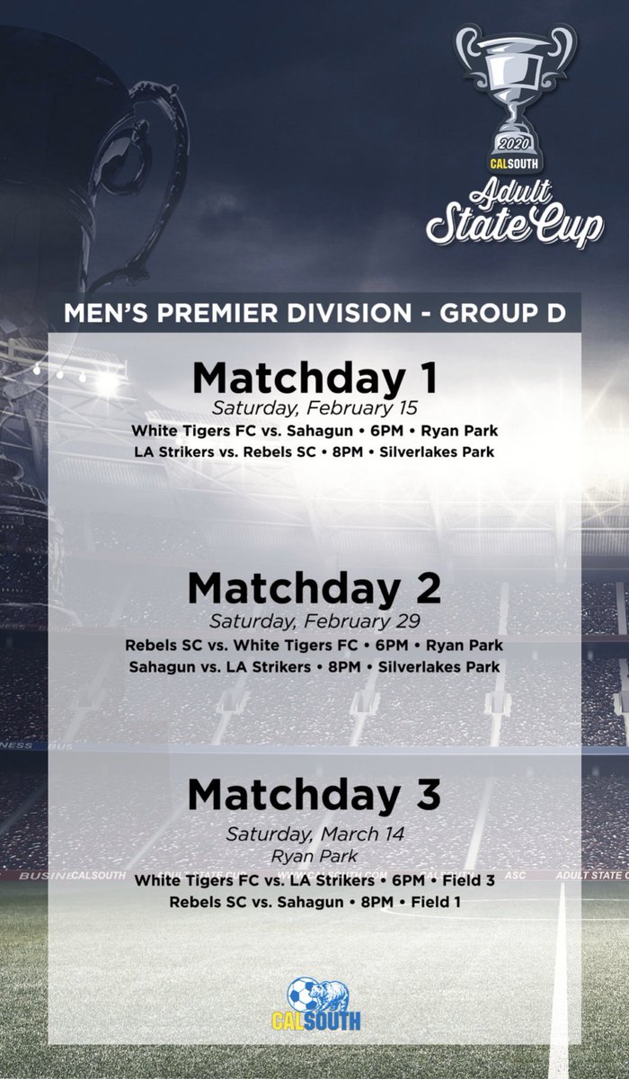 WhiteTigersFC1's tweet photo. White Tigers FC state cup 2020 https://t.co/nlGIHm2XFd