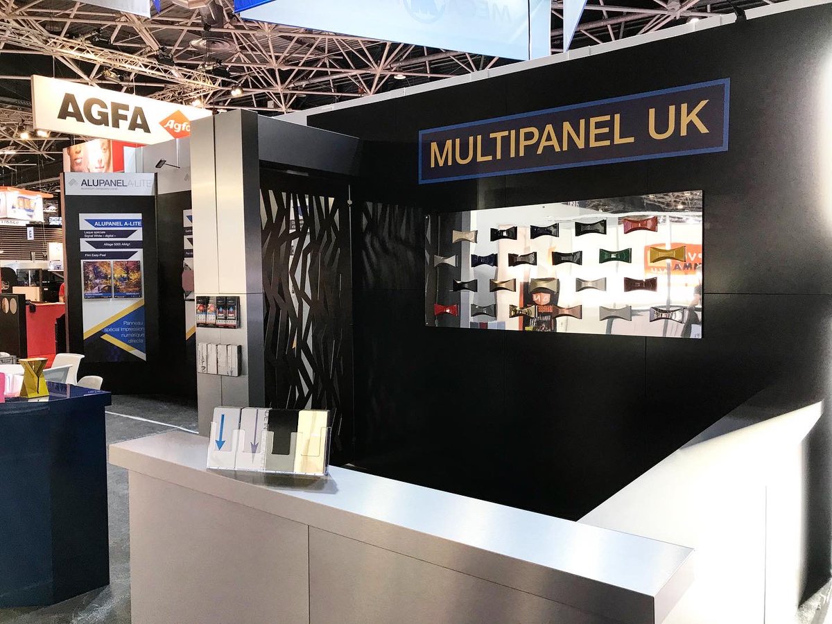 MultipanelUK's tweet photo. DAY 1 at @salon_cprint today!
Weโre so excited to be here, you can find us on stand 2H41! Make sure you come along to find out all about our wide range of versatile products - see you soon ๐ #multipaneluk #cprint #alupanel https://t.co/FOuWcPg350