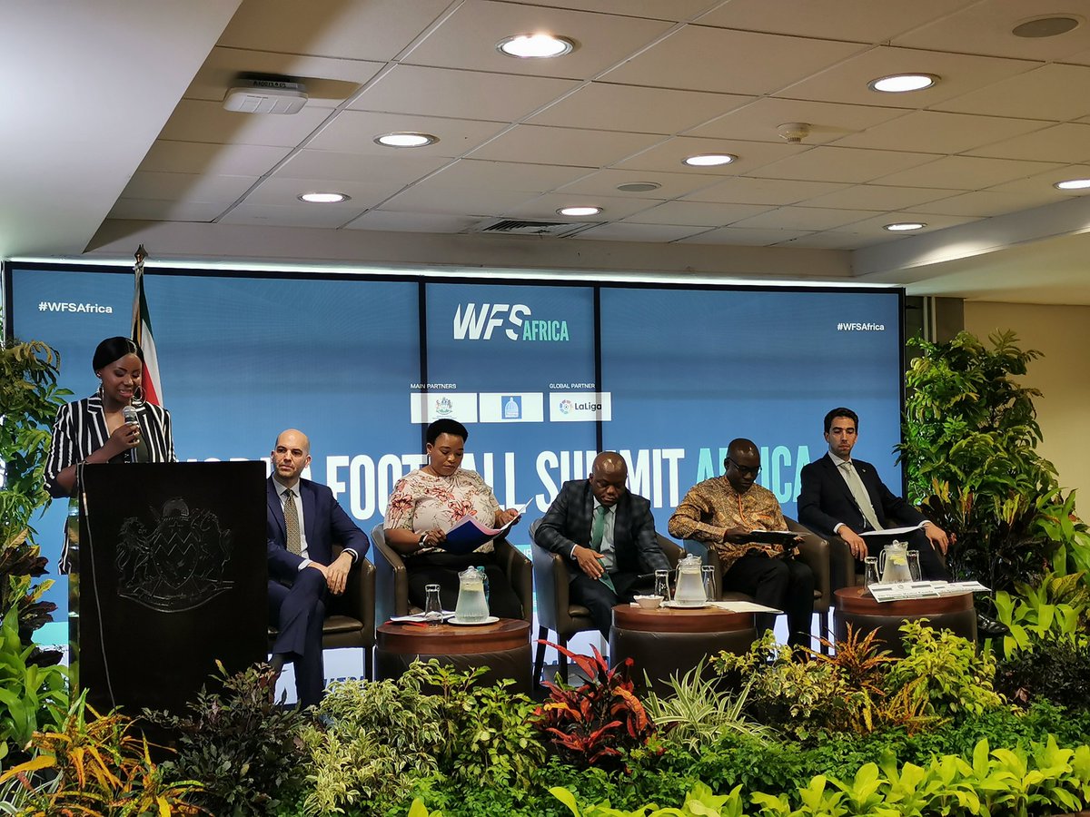 Mpho_JoeLyn's tweet photo. Out at the Media Launch for the World Football Summit Africa  at  @MMStadium.
@LaLigaEN
@eThekwiniM
#LaLiga
#WFSAfrica https://t.co/0BXjUcvm9Y
