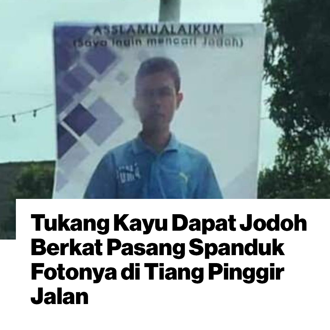 VICE_ID's tweet photo. Jangan menyerah wahai anggota serikat jomblo seumur hidup di Indonesia. Kalian barangkali tertarik meniru taktik lelaki asal Malaysia ini. https://t.co/geEDy4u3zg https://t.co/9HK3iss8EP