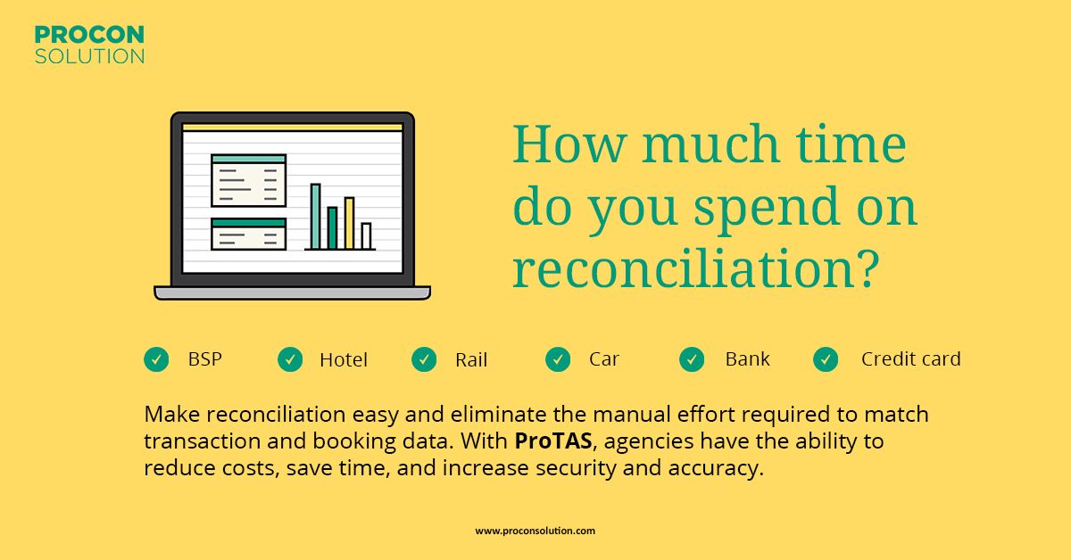 SolutionProcon's tweet photo. Automate and streamline your reconciliation processes with #ProTAS. 
Contact us on https://t.co/hGz0QNCeD3 and schedule your call with our travel tech experts today! https://t.co/z94xqDEnLN