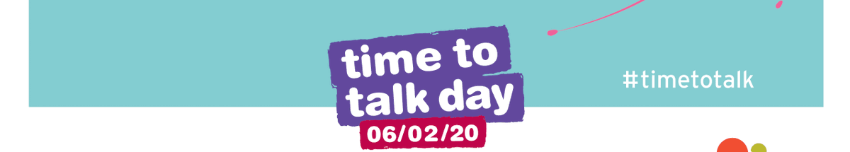 Time to Talk Day header image with date: 06/02/2020