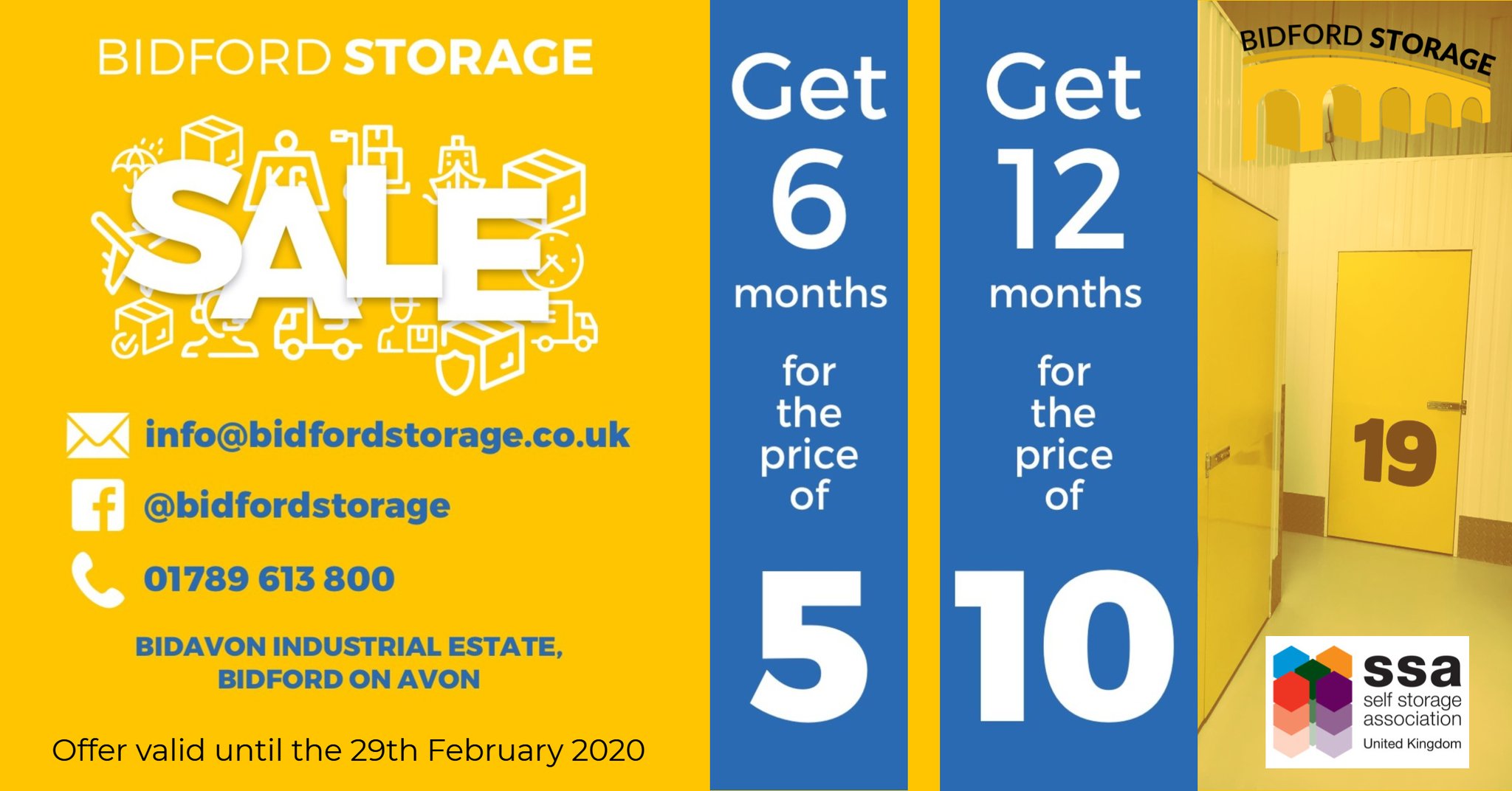 Bidford Storage on Twitter "*****THIS MONTHS SPECIAL OFFER***** 