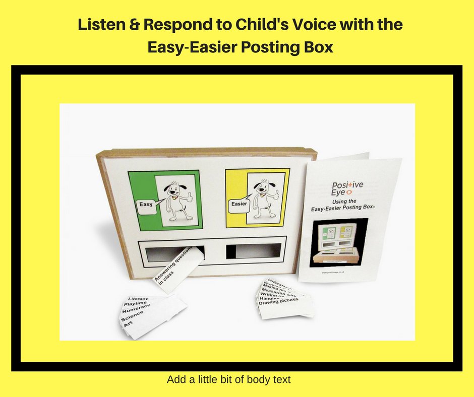 PositiveEyeLtd's tweet photo. Before you scroll on by be sure to take a moment to read more about our Easy-Easier Child’s Voice Resource a super simple game changer a constructive way of listening to the voice of the child. PERFECT for measuring outcomes in a meaningful way.
https://t.co/iaEEhwT8E9 https://t.co/6UXTtFINJp