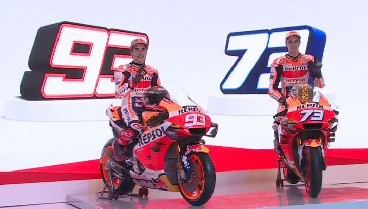 MarquezAceh's tweet photo. Repsol Honda team 2020 #MM93 &amp; #AM73 https://t.co/ddfDAk0z8J