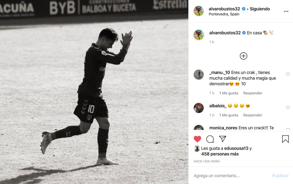 PontevedraCF's tweet image. ⚽️ Esta es tu casa y lo será siempre @AlvaroBustos10 
#UndeNós