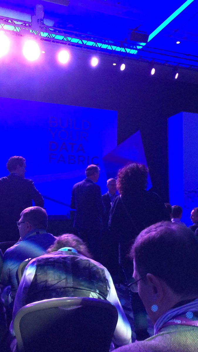 Just getting ready to hear from NetApp. Looks like data fabric is going to be the theme