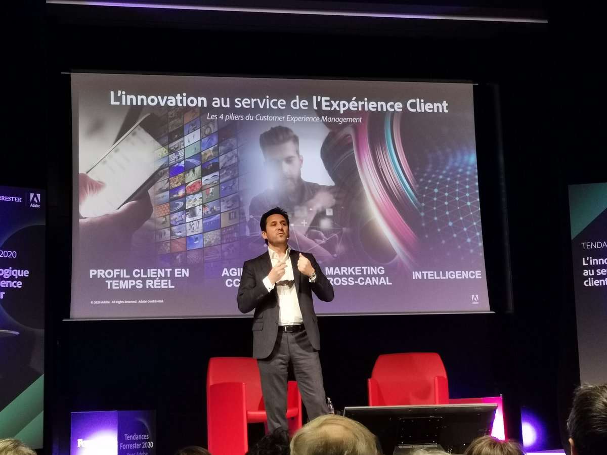 Les 4 piliers de la gestion de l'expérience client (#CXM) selon <a href="/AdobeExpCloudFR/">Adobe Exp Cloud FR</a> :

1️⃣ Profil client en temps réel
2️⃣ Agilité des contenus
3️⃣ Marketing cross-canal
4️⃣ Intelligence (#IA / Humaine)

<a href="/forrester/">Forrester</a> <a href="/LucDammann/">Luc Dammann</a> #Tendances2020