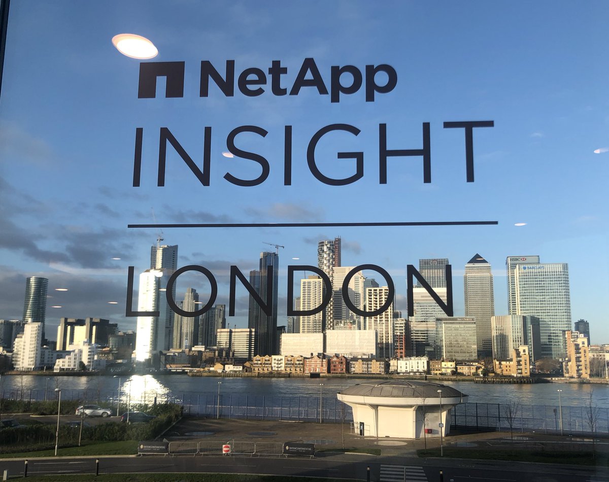 mleissner's tweet photo. #NetAppINSIGHT London 2020! https://t.co/swDUTDHwmc