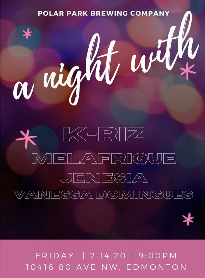 Upcoming show at #polarparkbrewery in #yeg Feb 14th. Message us for tickets in advance.