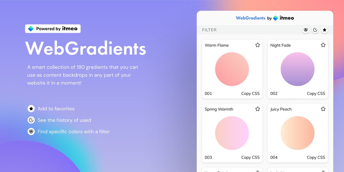 Webgradients — Meet the easy-to-use and powerful functional gradient plugin that you can use as content backdrops in any part of your website it in a moment! Webgradients has gained the trust of many large companies IBM, Disney, InVision, Microsoft,…
figma.com/c/plugin/80214…