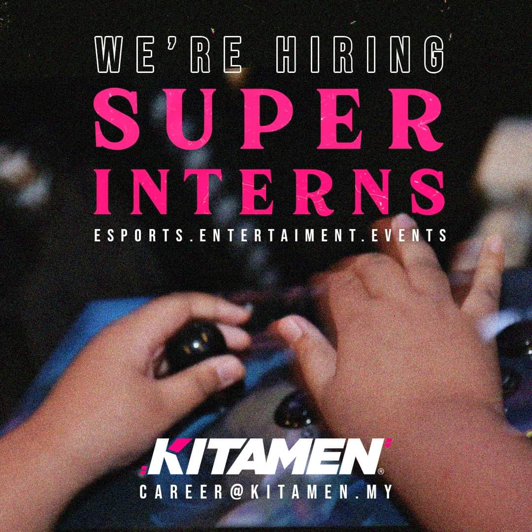 SyahirZol's tweet photo. Looking for new members to join our crazy and chaotic party!

Jobscope:
Event management 
Tournament management 
Administration
Graphic Design

Send us your application at career@kitamen.my!

#kitamen https://t.co/WHFy4iaCYw