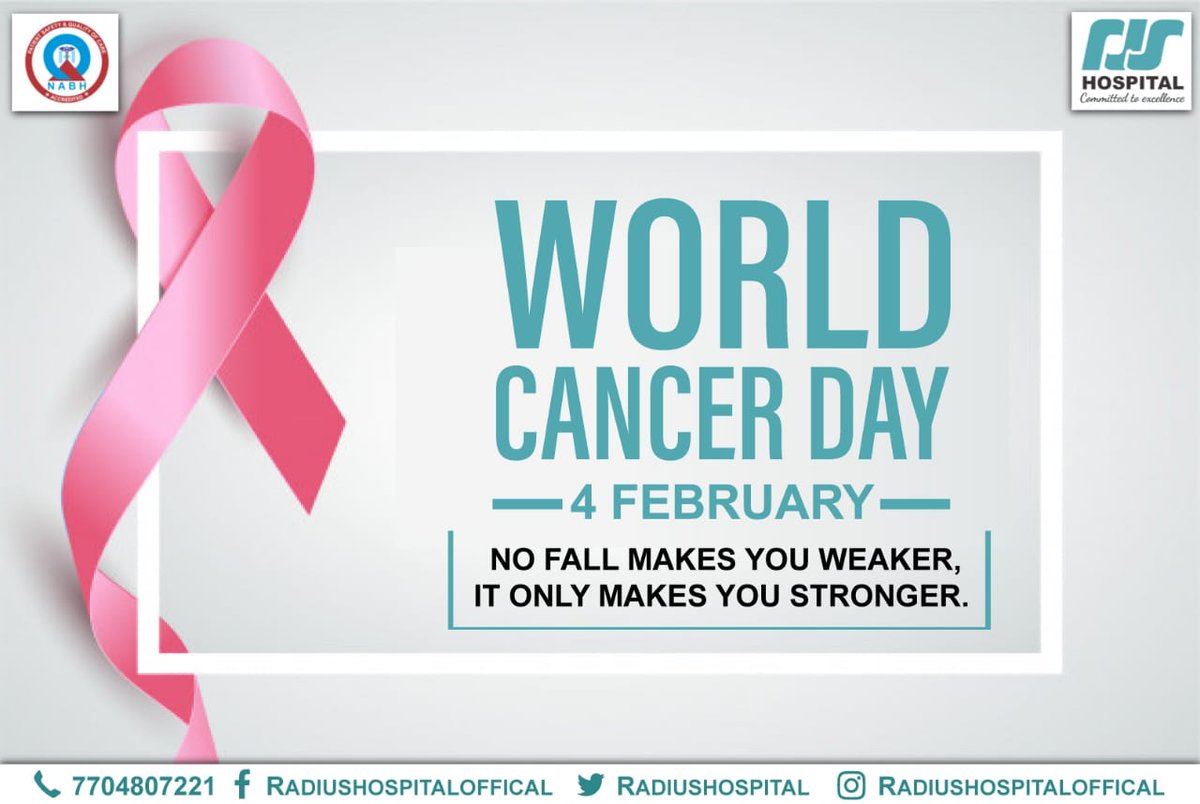 Radiushospital's tweet photo. #WorldCancerDay2020 #cancer #lungcancer #cancertreatment #WorldCancerDay #RadiusHospital #RadiusJointSurgeryHospital https://t.co/1RopyIVyYH