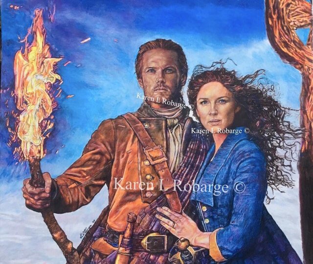 Docpepp's tweet image. Here’s my new #drawing and first one of the year. @Outlander_STARZ @SamHeughan @caitrionambalfe @Writer_DG #Outlander #droughtlander
