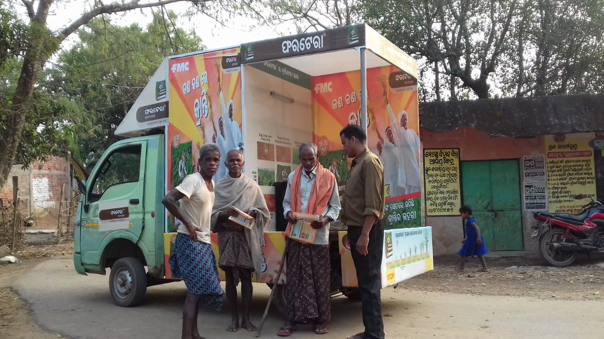 Shadow_Advt_Com's tweet photo. On Wheel #Promotional campaign of #Ferterra (an #insecticide product of @FMCCorp ) in #Odisha
For #advertising / #branding related query contact us on:
M- 7682807152
https://t.co/jfLhKQa9yS
#VanActivity #BTL #AwarenessCampaign #RuralOutreach #Agriculture #ShadowAdvertising https://t.co/jLJvWXhiNp