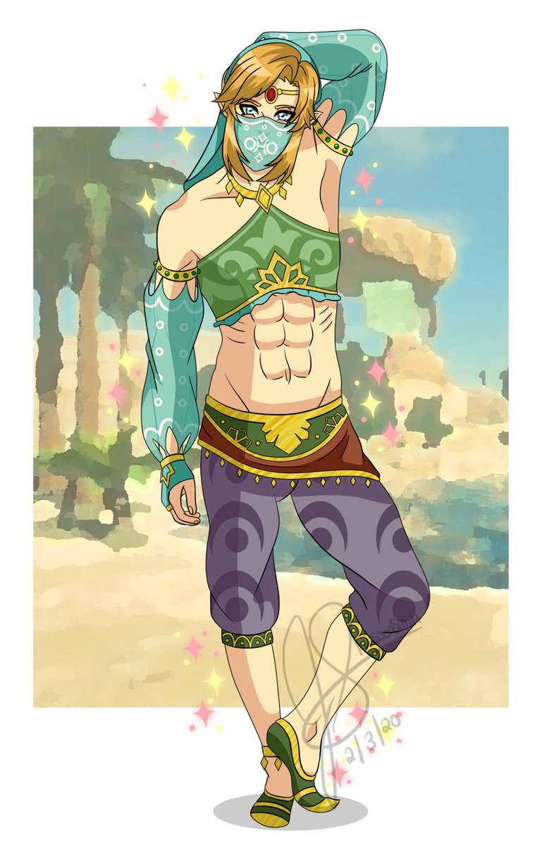 FrissonSmitt's tweet photo. I've got weird type and taste in men... #Link #LegendofZelda #BreathoftheWild #LOZ #BOTW #GerudoLink #VaiLink https://t.co/vSuZp0RIGQ