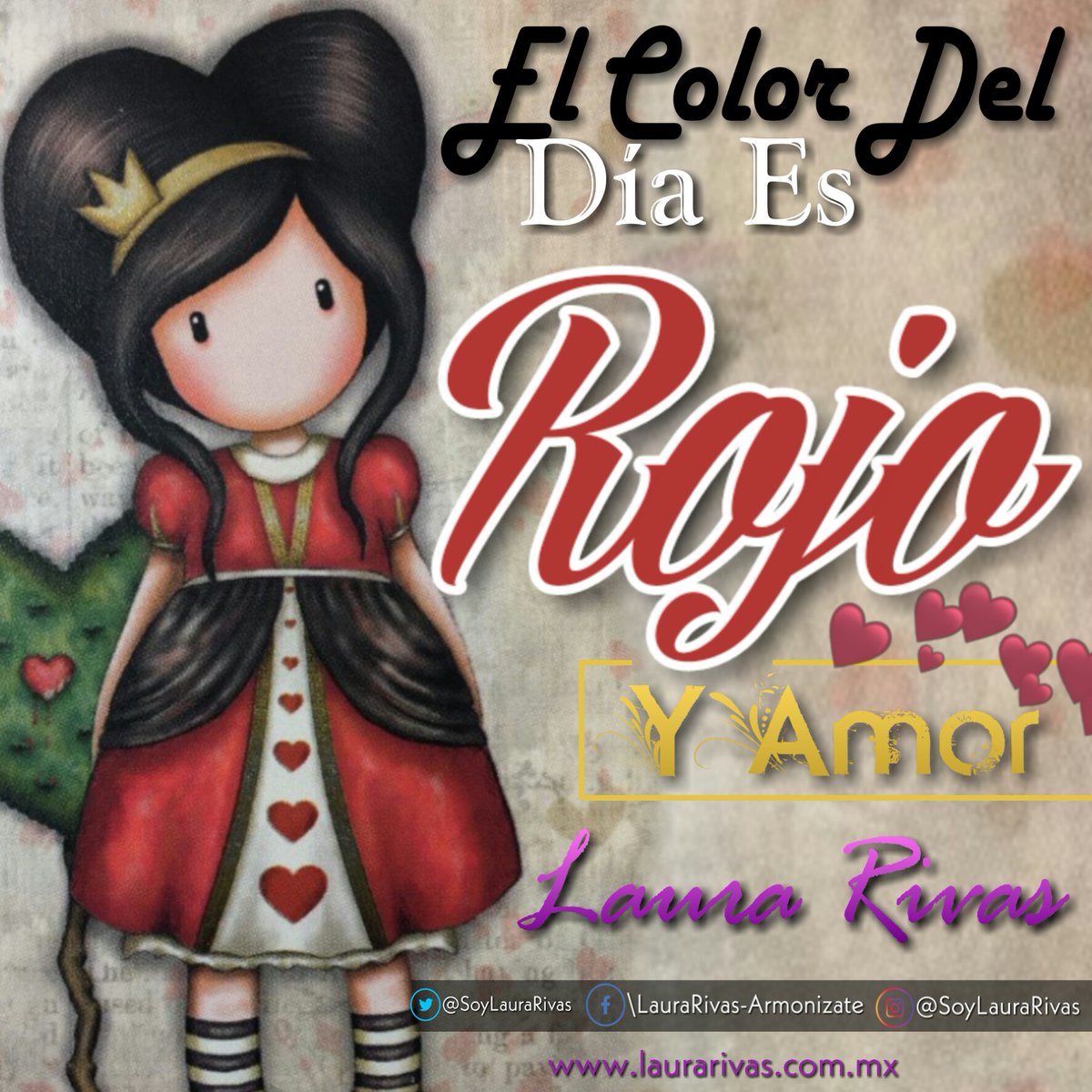 SoyLauraRivas's tweet photo. Bonjour!!! Mañana de Rojo Pasión!!! Y Sonreír... #ModoYo https://t.co/xocKHj4e7B