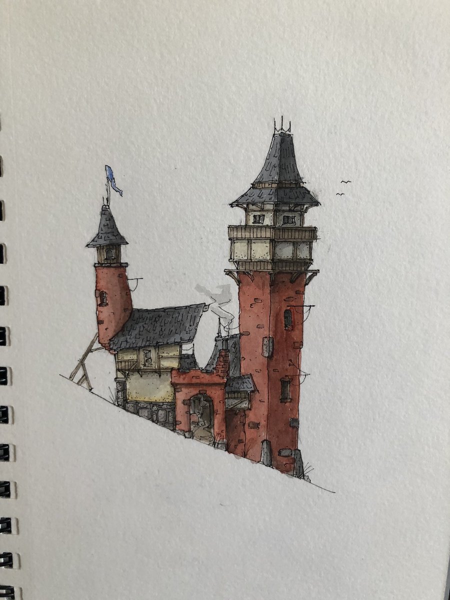HarrySawchuk's tweet photo. #imadeathing #ink #sketch #IndieArtists #illustration #nauticalengineering #livablespaces #cozy #functionalbuildings https://t.co/bB7rfHcNup