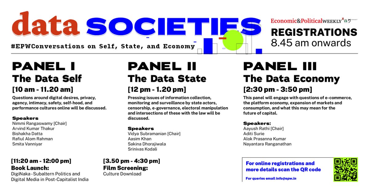 epw_in's tweet photo. #EPWConversations: Our panellist for #DataSocieties,  
@rafiulrahman  of @tqmp_india will be talking about the role of online advocacy in realising #LGBTQ rights from @epw_in's handle. We invite you to join the conversation and ask questions. https://t.co/hAu1WncIl2