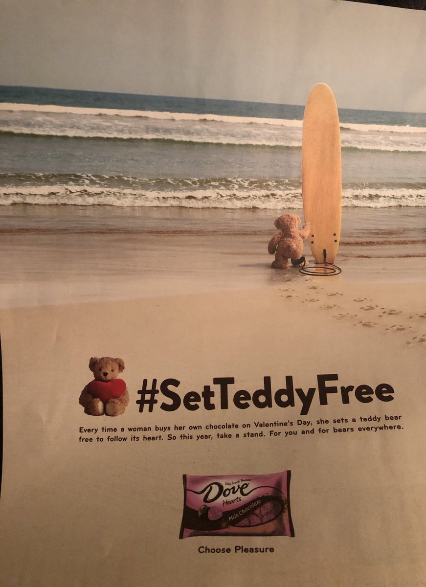 Duffy_theBear's tweet photo. I have been trying to get my human to buy chocolate ever since I saw this because all bears should free to follow their hearts! #SetTeddyFree https://t.co/6y7fsvt2Ct