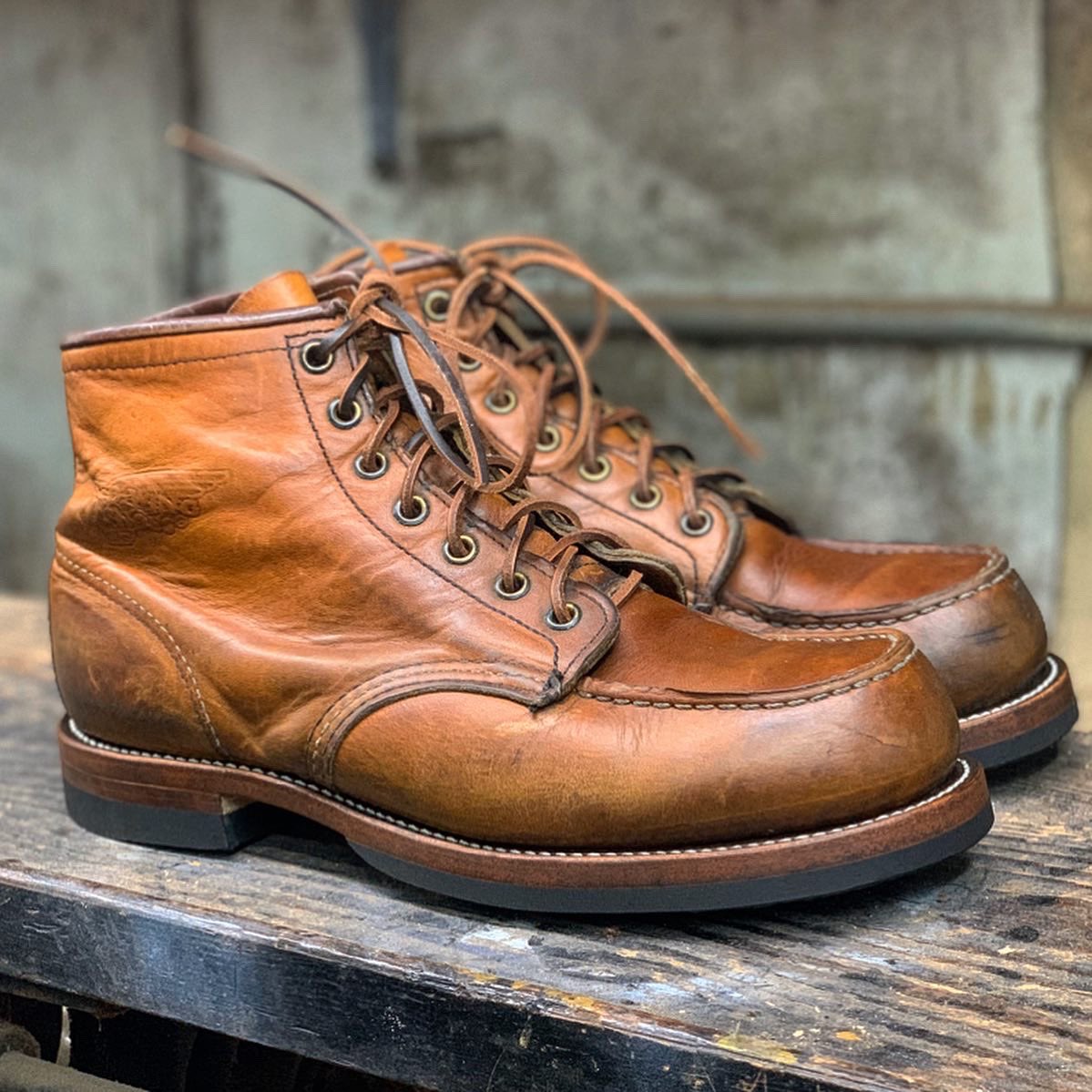 red wing moc toe resole