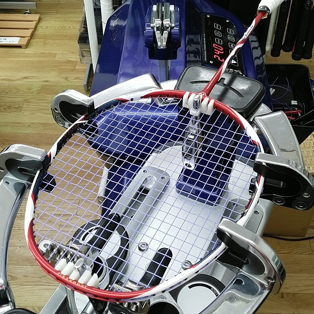 netin_tanushi's tweet photo. #YONEX #ヨネックス
#ARC11 #アークセイバー11 
#BG65TI #強チタン
#24ポンド
#面圧平均48.75 https://t.co/hcWR5GhayZ