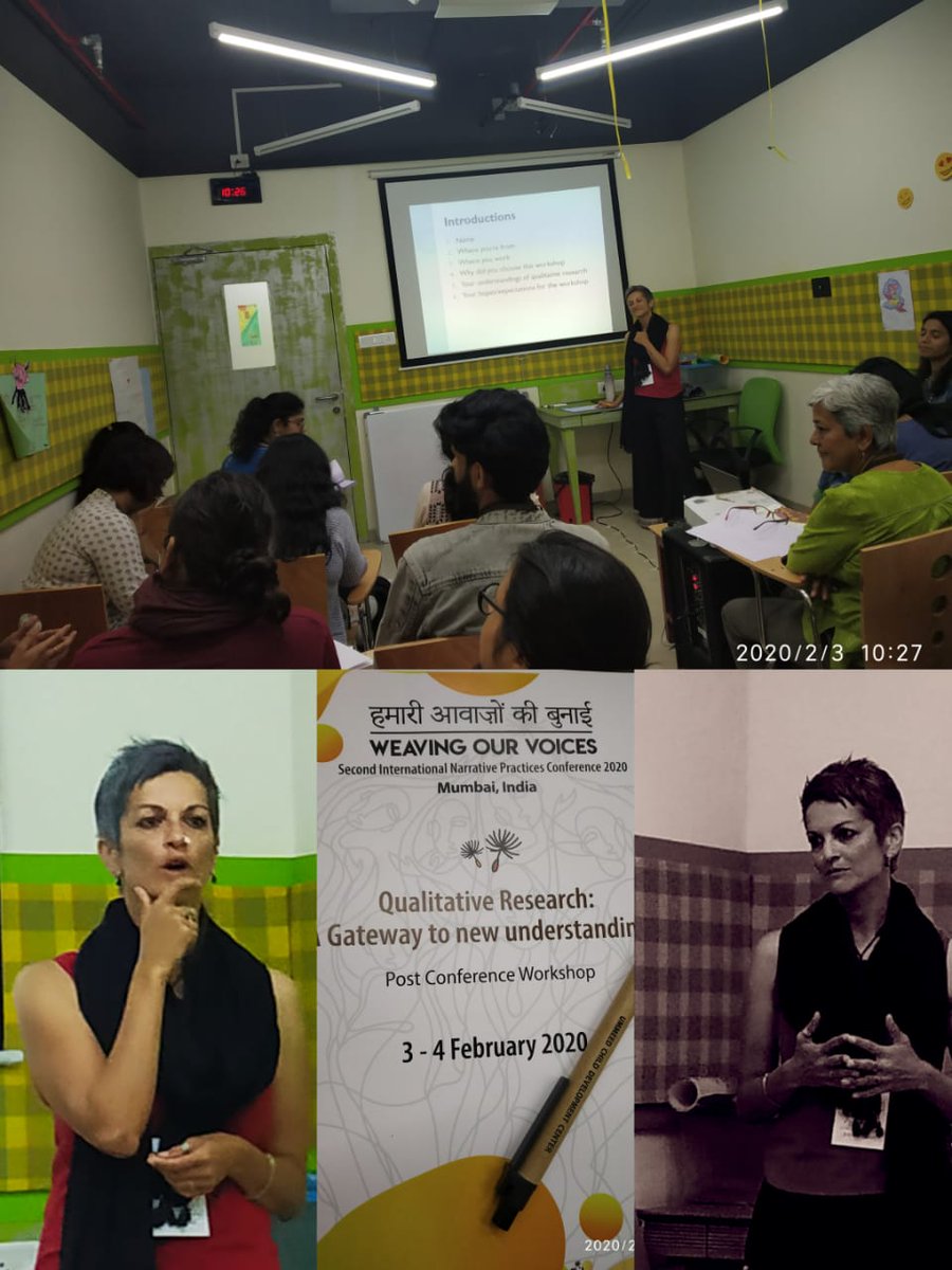 UmmeedCDC's tweet photo. Day 2 of the Post Conference Workshops has begun! Here are the first glimpses-
#weavingourvoices #narrativetherapyindia #narrativepractices https://t.co/WExMzJEZJx