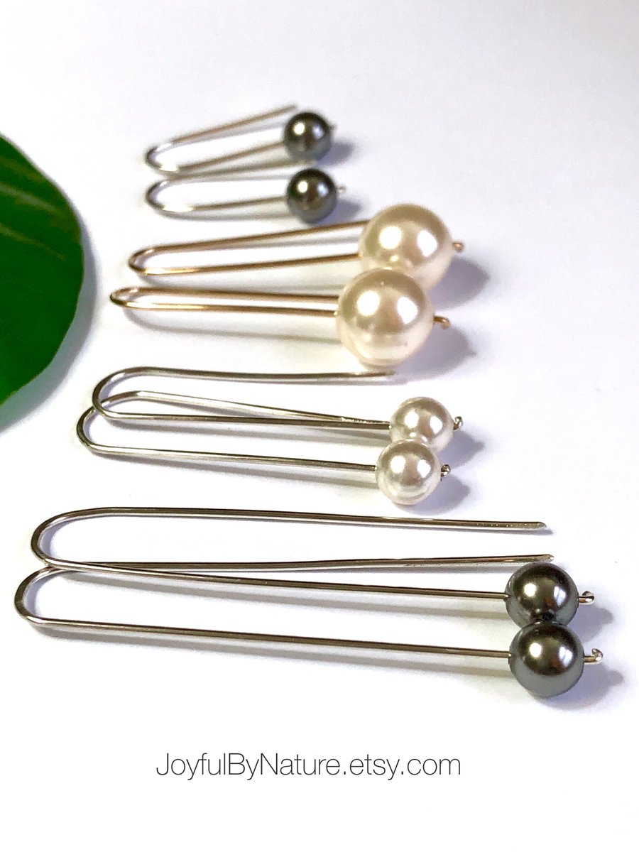 Customizable Swarovski pearl earrings