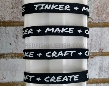 RedFishRueFish's tweet photo. There's a very special place in my heart for these silicone bracelets! BUT they're going, going and when they're gone, they're gone!

If you have one, I'd love to see photo! https://t.co/WcWEUrAu8O