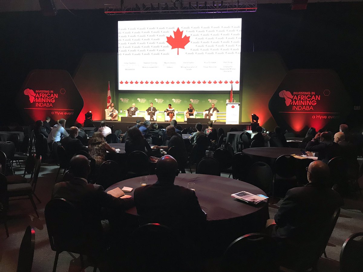 ChrisBezou's tweet photo. Interesting session opened by Hon. Minister @mary_ng ! Our discussions focus on “Building Effective and Durable Community Relationship”. Among others, @theminingstory @trevali @DeBeers share lessons learnt and their plans going ahead #CanadaIndaba @MiningIndaba @CanHCZA https://t.co/0SI56hsYOe
