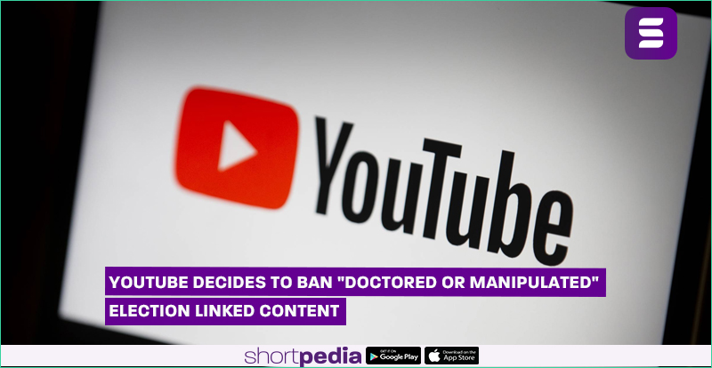 ShortpediaApp's tweet image. In order to provide more #reliablecontent for #news and to promote healthy #political processes, @YouTube&apos;s Vice President, Leslie Miller decided to ban any sort of technically &quot;manipulated or doctored&quot; content linked to #elections.
