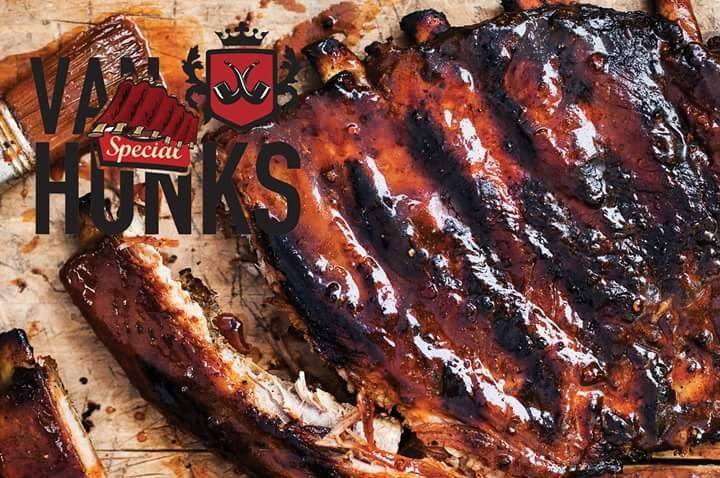 #RibiliciousTuesday! - Let us know what you think of our pork belly ribs! On #special, all day, every Tuesday.

Order 250g slow-roasted #porkbellyribs served with chips and onion rings for R100 / 500g for R140.

We want to see and hear about your #VanHunksExperience.