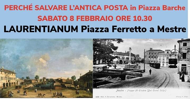 arixsecco's tweet photo. #salviamoanticaposta Laurentianum a #mestre incontro pubblico sabato 8 febbraio ore 10.30 #piazzaferretto #anticaposta di #piazzabarche a Mestre https://t.co/HfMmdgmhaB