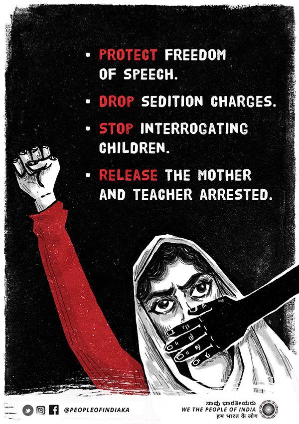 peopleofindiaka's tweet photo. #CandleLightVigil against abuse of draconian #Sedition law by #Karnataka #Police in #Bidar
Come to #MysoreBankCircle #Bengaluru at 6PM today
#FreeSpeech #LeaveTheKidsAlone #PoliceFreeSchools #LearningWithoutFear #IndiaRejectsCAA_NRC_NPR #IndiaAgainstCAA #CAAProtests https://t.co/fmVYP8uUWN