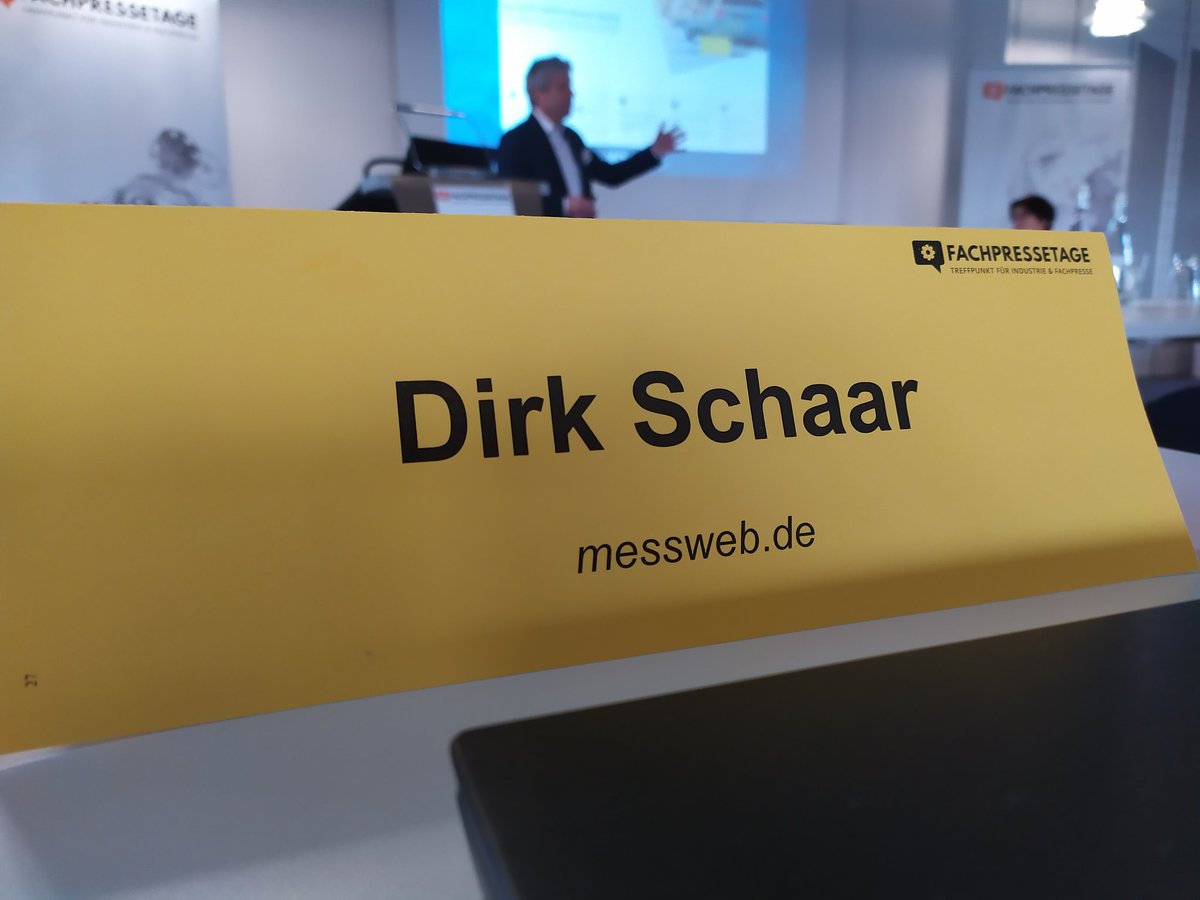 messweb.de in Tour: heute und morgen bei den #Fachpressetagen in #Karlsruhe <a href="/DirkSchaar/">Dirk Schaar</a> #messweb20 #Presse #Industrie