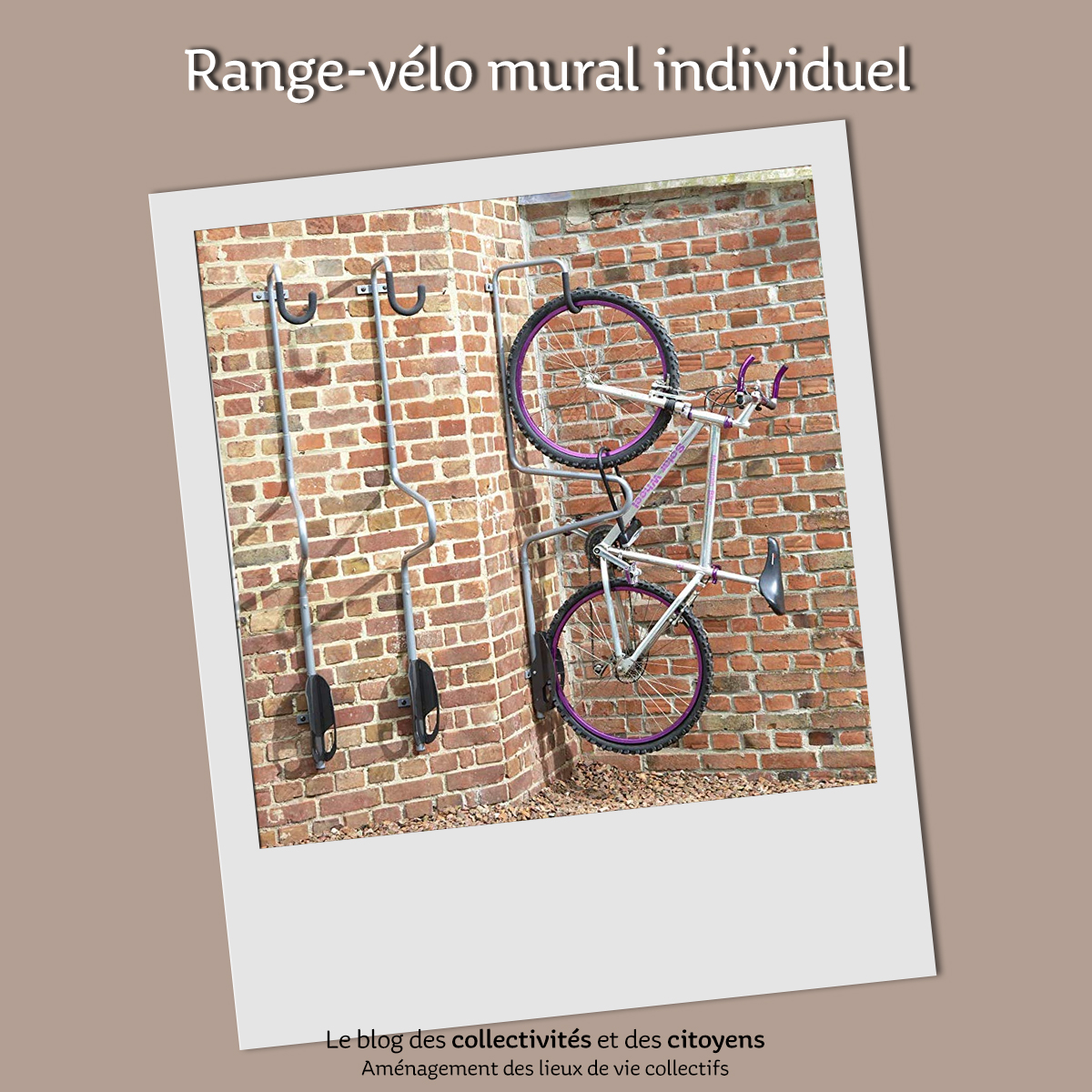 BlogTiersLieux's tweet photo. [💡INSPIRATION PRODUIT] A découvrir le range vélo mural individuel «antivol». On aime : 
☑️La fixation murale
☑️Le crochet gainé pour une protection optimale de la roue avant.
➡️https://t.co/m5Nm60a2JA
#mobilierurbain #collectivites https://t.co/dfbcLTiLi7