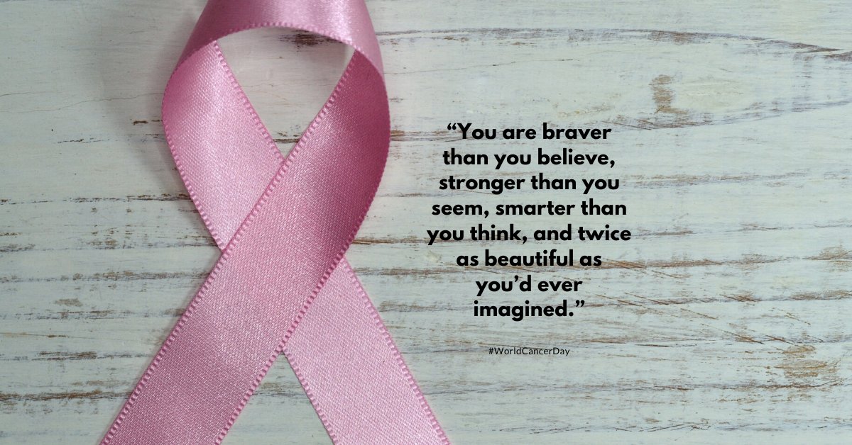 On this day we want to show our support to cancer patients everywhere in the world. You are braver that you believe, stronger than you seem, smarter than you think and twice as beautiful as you’d ever imagine. So keep fighting and we trust that you can win.
 #WorldCancerDay2020